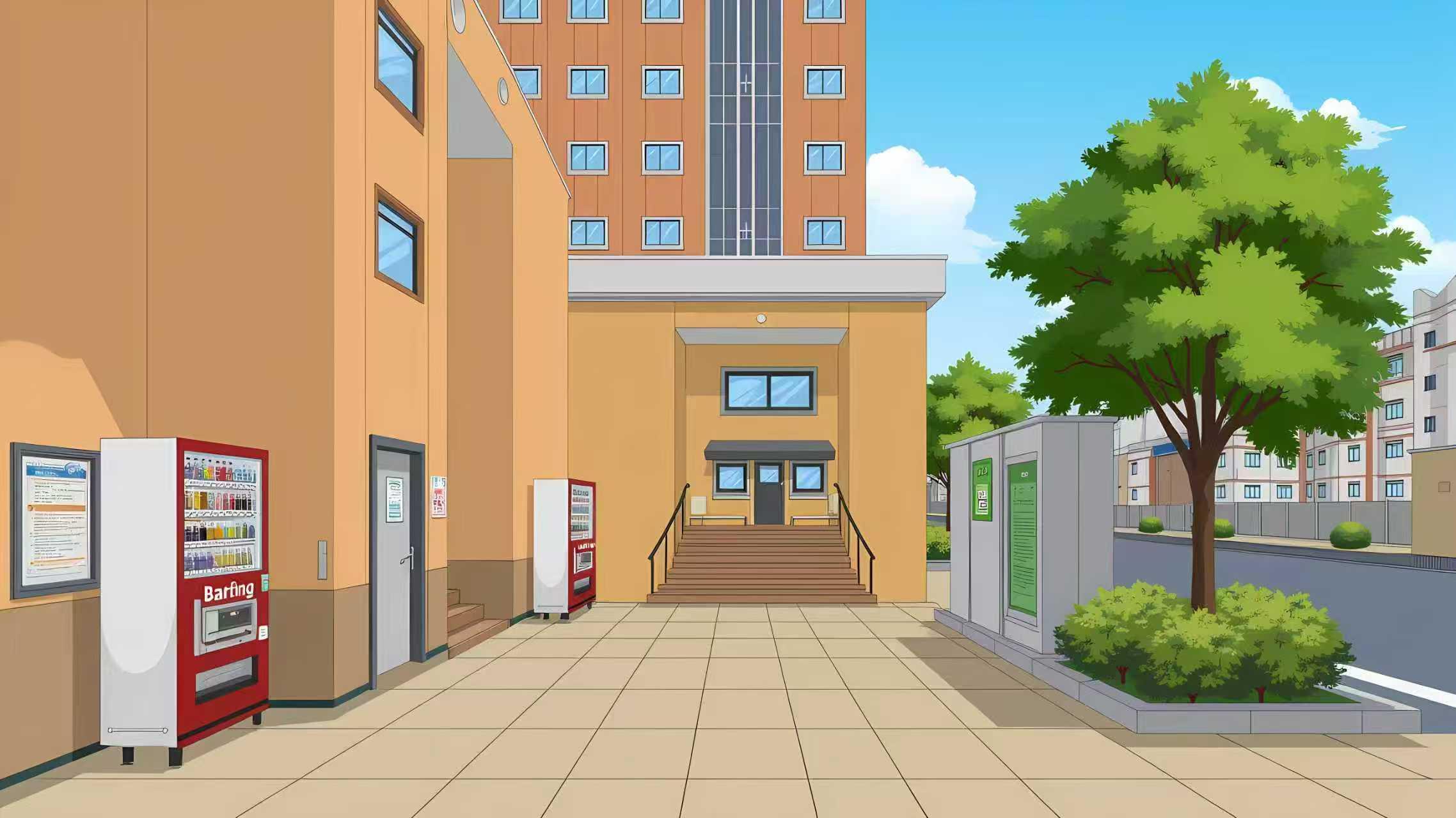 教学楼1（图片素材PNG）