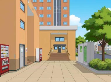 教学楼1（图片素材PNG）