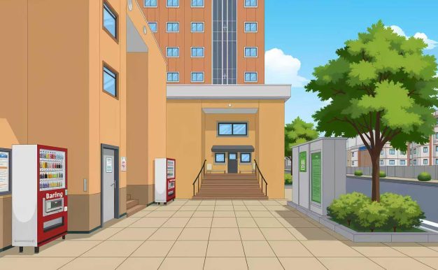 教学楼1（图片素材PNG）